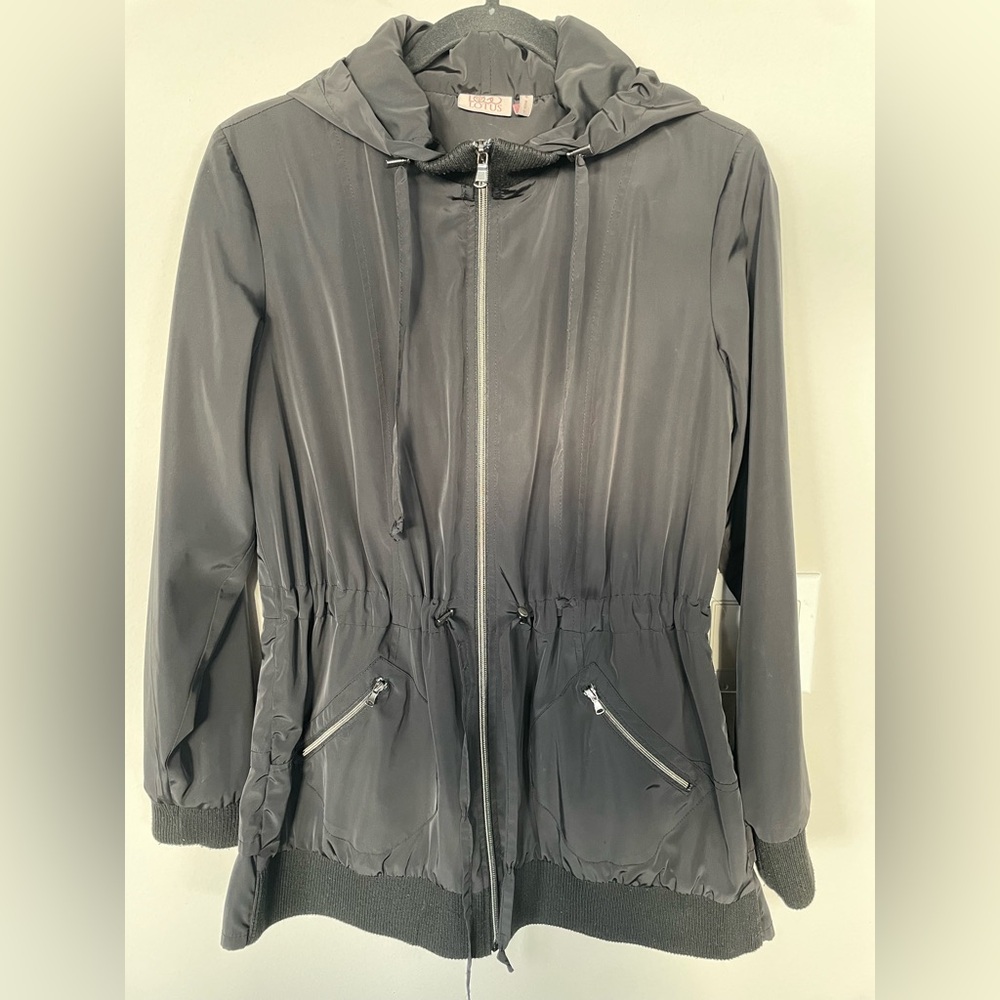 Lotus  Women's Full-Zip Hooded Windbreaker Black Size 4